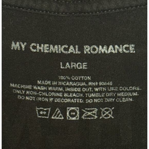 My Chemical Romance 2022 Tour Decay Long Sleeve Shirt Black Skull Graphic Large - Picture 3 of 14